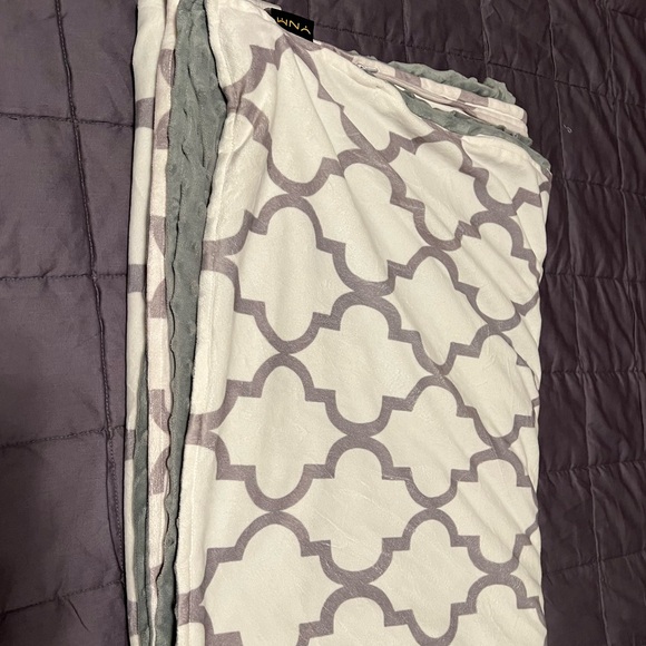 YnM weighted blanket 12lb with duvet cover - Picture 6 of 6